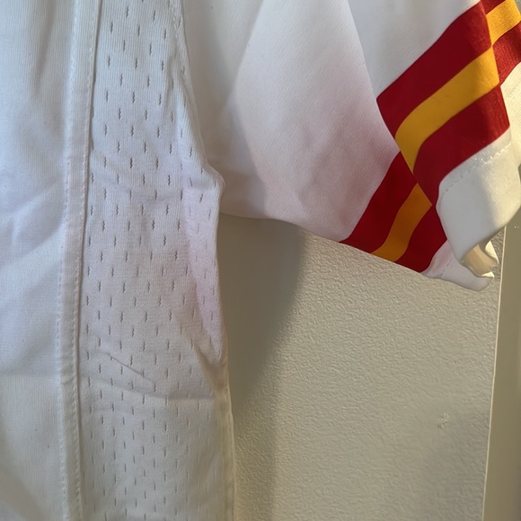 Kansas City KC Chiefs NFL Football #25 Away Nike White Jersey - Picture 4 of 7